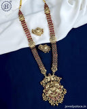 Beautiful Gold Plated Kemp Stones Temple Haram Set JH5994