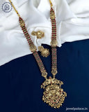 Beautiful Gold Plated Kemp Stones Temple Haram Set JH5994