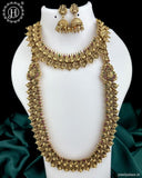 Grand Beautiful Gold Finish Combo Necklace Set JH6027