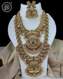 Grand Beautiful Gold Finish Combo Necklace Set JH6031