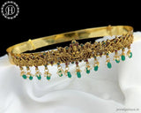 Beautiful Gold Plated Adjustable Temple Hip Belt Kamarband For Kids JH6039