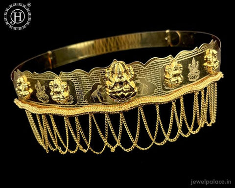 Beautiful Gold Plated Traditional Hip Belt For Kids JH6044