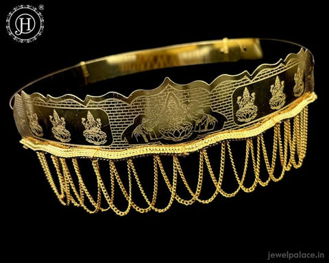 Beautiful Gold Plated Traditional Hip Belt For Kids JH6045