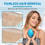 Crystal Magic Epilator for Smooth Skin Painless Hair Removal Stone and Eraser