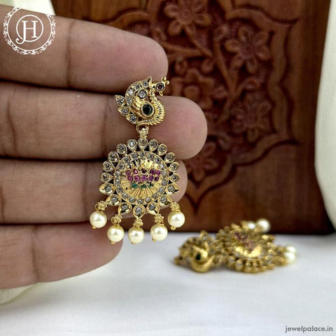 Antique Peacock Premium Earrings JH6063