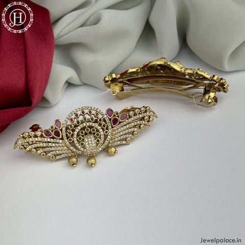 Beautiful Gold Plated Premium Quality Antique Hair Clip JH6083