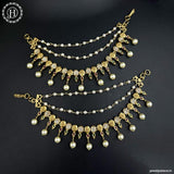 Antique Gold Plated Traditional Ear Chain Mattal JH6122