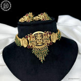 Trendy Antique Gold Plated Traditional Necklace Set JH6197
