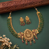 Trendy Antique Gold Plated Traditional Necklace Set JH6201