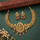 Trendy Antique Gold Plated Traditional Necklace Set JH6201