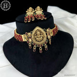 Trendy Antique Gold Plated Traditional Necklace Set JH6201