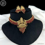 Trendy Antique Gold Plated Traditional Necklace Set JH6202