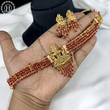 Trendy Antique Gold Plated Traditional Necklace Set JH6202