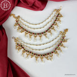 Traditional Brass Mattal with Gold Finish and Kemps Stones JH6206