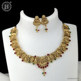 Elegant Antique Gold Finish Necklace Set JH6218