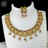 Elegant Antique Gold Finish Necklace Set JH6223
