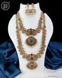Beautiful Gold Plated Kemp Stone Combo Jewelry Set JH6249