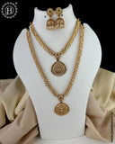 Exclusive Gold Finish Temple Combo Jewelry Set JH6257