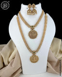 Exclusive Gold Finish Temple Combo Jewelry Set JH6258