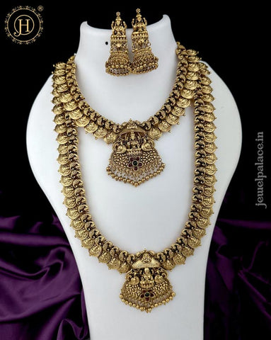 Beautiful Gold Plated Kemp Stone Combo Jewelry Set JH6365
