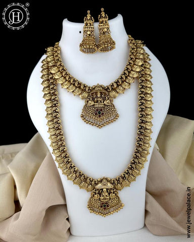 Beautiful Gold Plated Kemp Stone Combo Jewelry Set JH6365