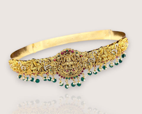 Elegant Gold Plated Traditional Hip Belt JH6395