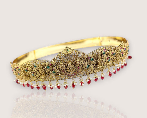 Elegant Gold Plated Traditional Hip Belt JH6398