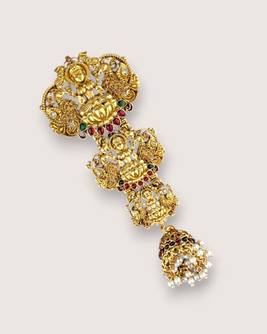 Beautiful Gold Plated Laxmi Design Jadai JH6461