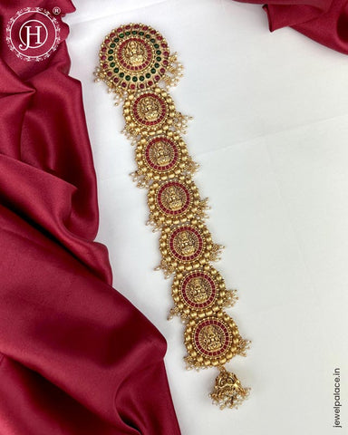 Beautiful Gold Plated Laxmi Design Jadai JH6463