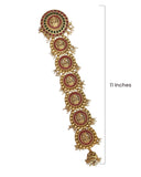 Beautiful Gold Plated Laxmi Design Jadai JH6463