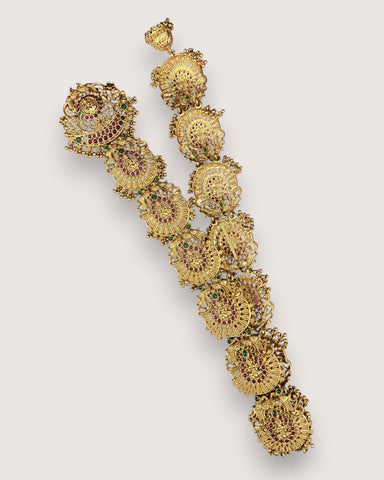 Beautiful Gold Plated Laxmi Design Jadai JH6465