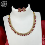 Traditional Matte Gold Finish Necklace JH6490