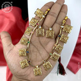 Traditional Matte Gold Finish Necklace JH6491