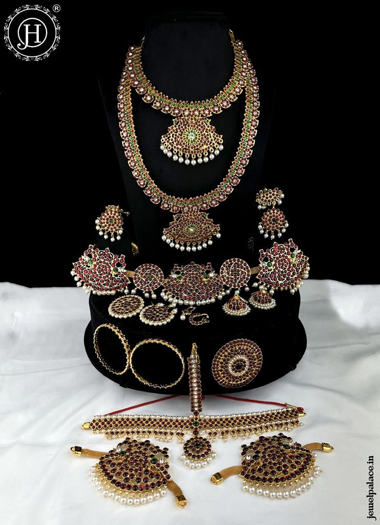 Classical Dance Jewellery Set Bharatanatyam Original Temple