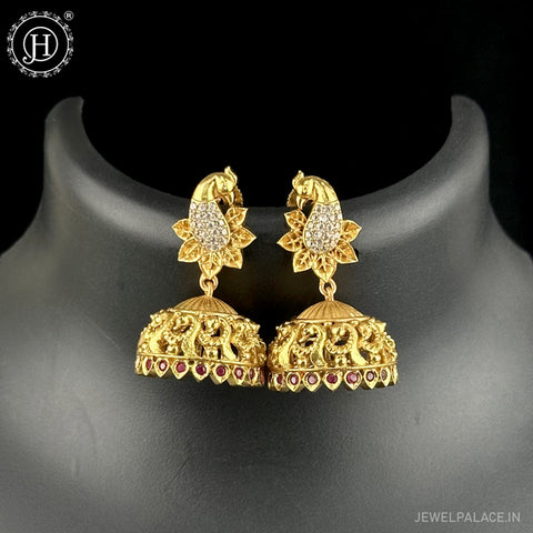 Royal Antique Gold Earrings JH6535