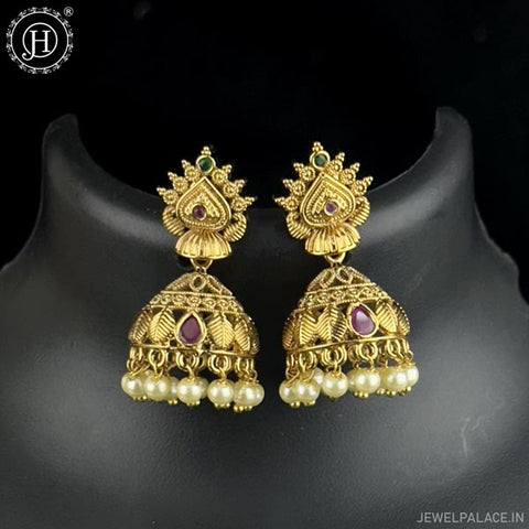 Royal Antique Gold Earrings JH6539