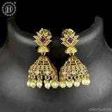 Royal Antique Gold Earrings JH6542