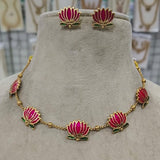 Graceful Lotus Design Necklace Elegant And Symbolic Statement Piece
