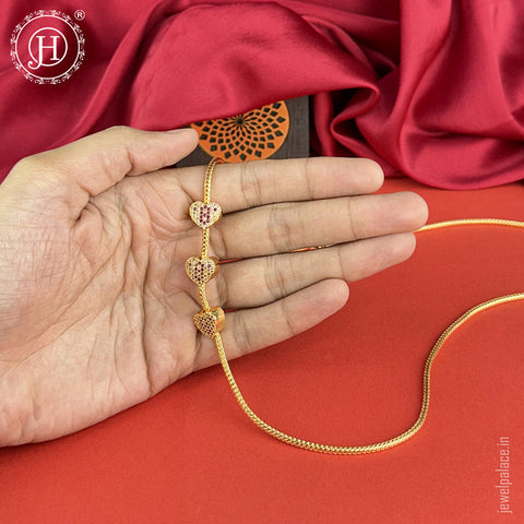 Trendy Micro Plated Chain with MOP Highlights