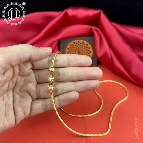 Sleek Micro Plated Chain Featuring MOP Stones