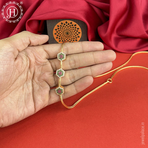 Subtle Micro Plated Chain with Mother of Pearl Touch