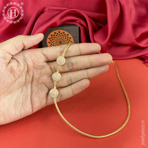 Pearl Accent MOP Chain with Micro Plated Shine