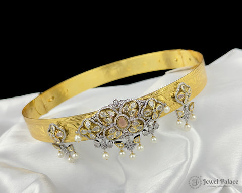 Kids Temple Design Gold Waist Belt Traditional Adjustable Kamarband