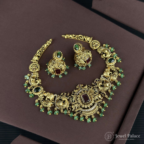 Royal Heritage Necklace for Brides Premium Gold-Tone Finish