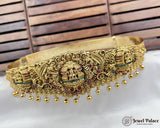 Antique Temple Gold Hip Belt with Lakshmi Motif Traditional Look
