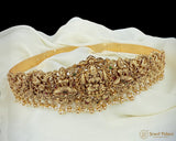 Antique Temple Hip Belt with Lakshmi And Musical Deity Design