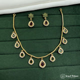 Beautiful Gold Shine AD Stone Premium Quality Necklace