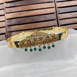 Traditional Gold Plated Kids Hip Belt with Temple Motif