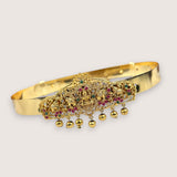 Traditional Gold Plated Kids Hip Belt with Temple Motif