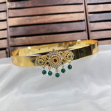 Traditional Gold Plated Temple Motif Elegant Kids Hip Belt
